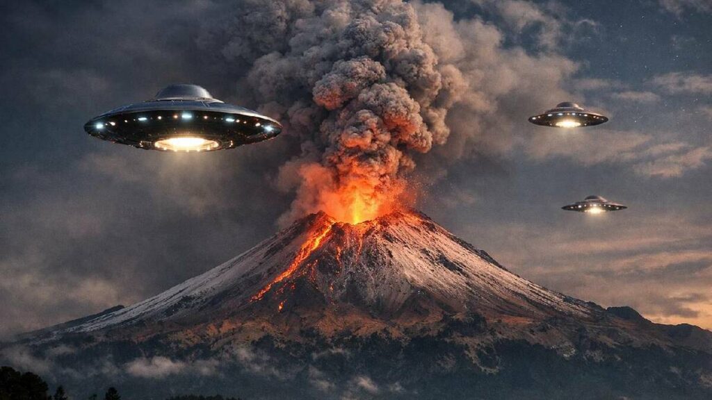 Ovnis sobre el Popocatépetl: Fascinantes objetos luminosos sorprendieron en 2025