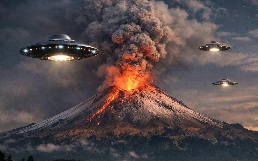Ovnis sobre el Popocatépetl: Fascinantes objetos luminosos sorprendieron en 2025