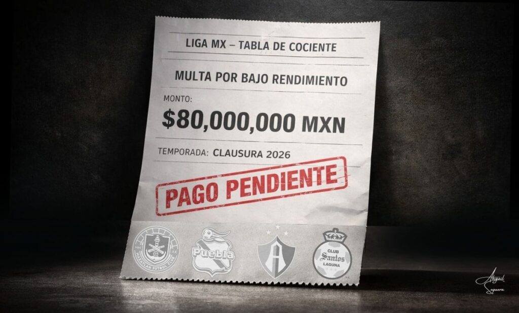 Clubs Mexicanos Enfrentarán Nuevamente Multas por Cociente en la Clausura 2026