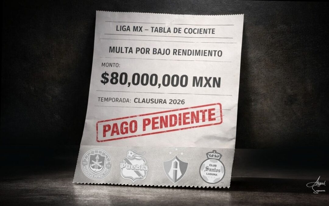 Clubs Mexicanos Enfrentarán Nuevamente Multas por Cociente en la Clausura 2026