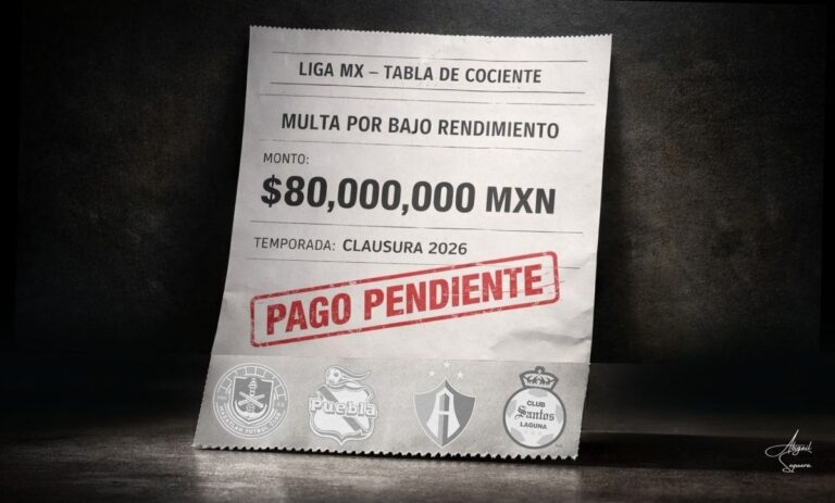 Clubs Mexicanos Enfrentarán Nuevamente Multas por Cociente en la Clausura 2026