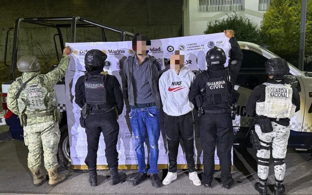 Persecución en Michoacán: Dos hombres acusados de intentar asesinar a policías municipales