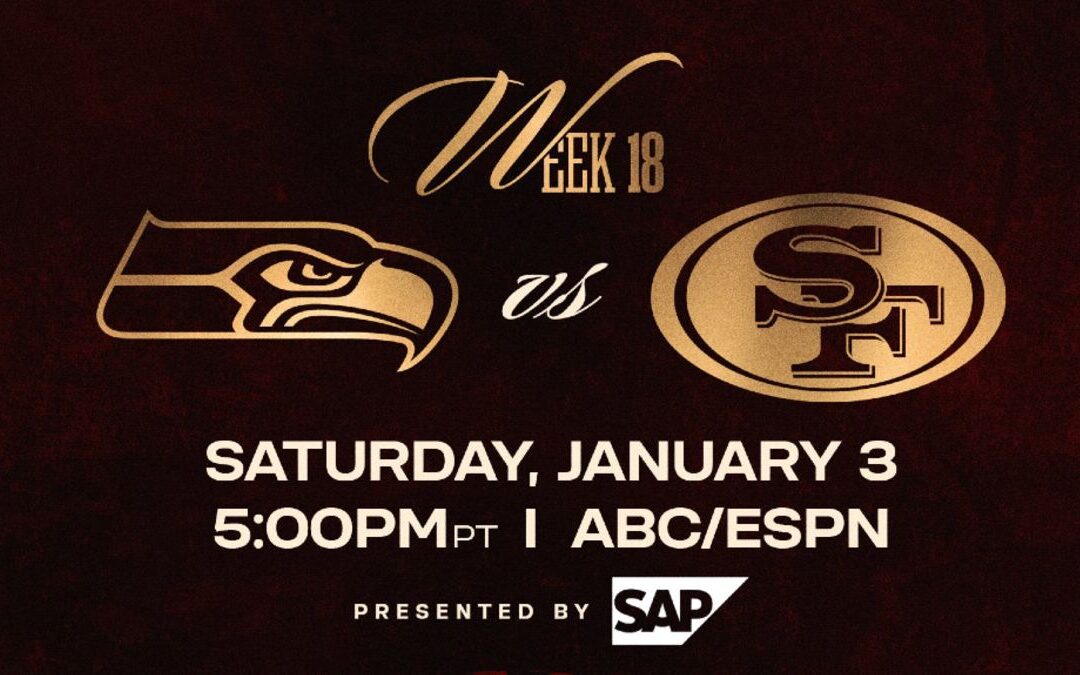 Seahawks vs 49ers: Cómo y dónde ver el Juego EN VIVO de la Semana 18 de la NFL 2025