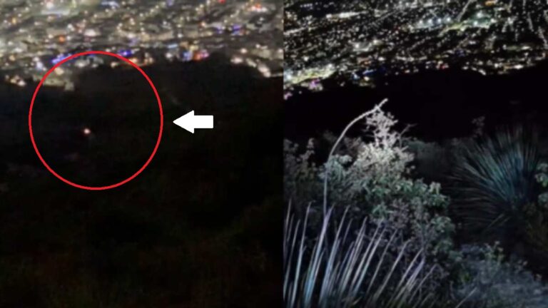 Extrañas luces en el Cerro de las Mitras de Santa Catarina: ¿Eran brujas? | VIDEO