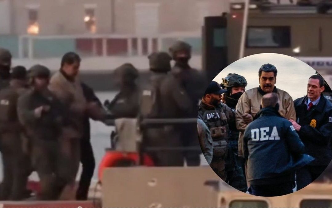 Nicolás Maduro y su esposa trasladados en helicóptero al tribunal de Nueva York