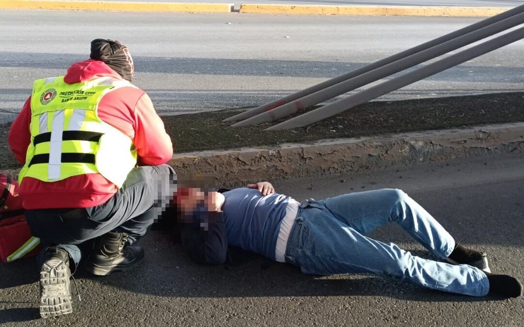 Atropello en la carretera Saltillo-Monterrey: Joven de 20 años herido tras un incidente
