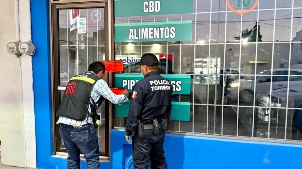 Clausura de Tienda de Derivados de Cannabis en Torreón Genera Controversia