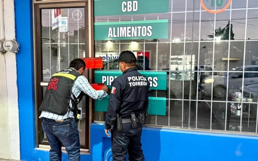 Clausura de Tienda de Derivados de Cannabis en Torreón Genera Controversia