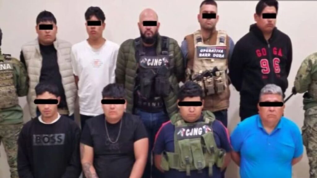 CJNG: Capturan a 9 Miembros de ‘La Barredora’ en Tecamachalco, Puebla