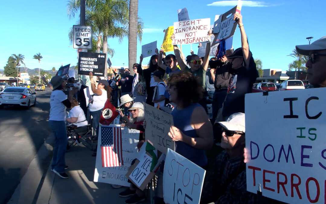 Protestas ICE en el Norte del Condado de San Diego: Continúan las Manifestaciones por la Violencia y Detenciones