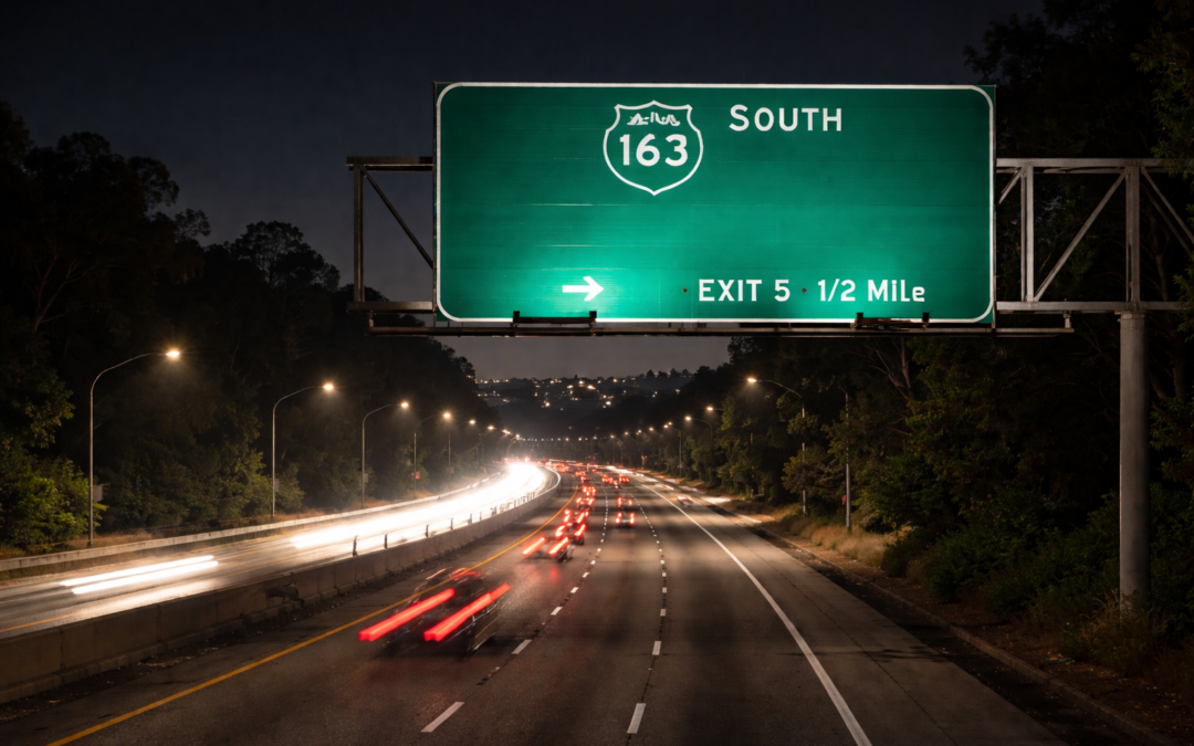 Encuentran un cuerpo sin vida en la autopista 163 cerca de San Diego