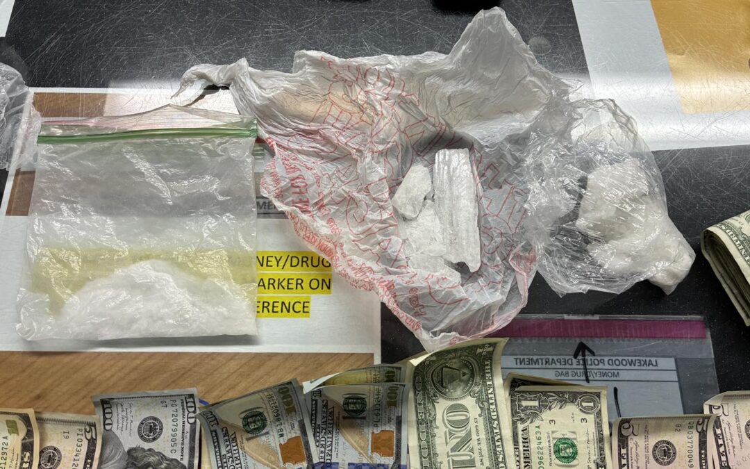 Incautación de Metanfetamina en Lakewood Tras Parada de Tráfico