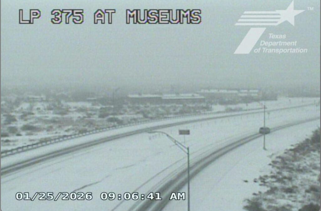 Cierre de Loop 375 en Texas por Condiciones Peligrosas de Viaje